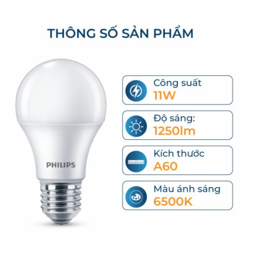 Bóng đèn Philips LED tiết kiệm điện Essential E27