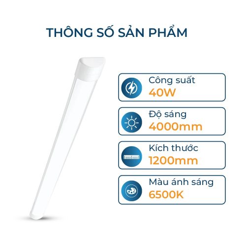 Bộ đèn Bán Nguyệt Philips LED BN001C 20W/ 40W (01 bóng)