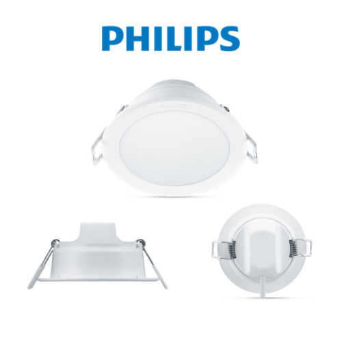 Bộ đèn âm trần Philips Meson SSW đổi màu ánh sáng (vàng, trung tính, trắng)
